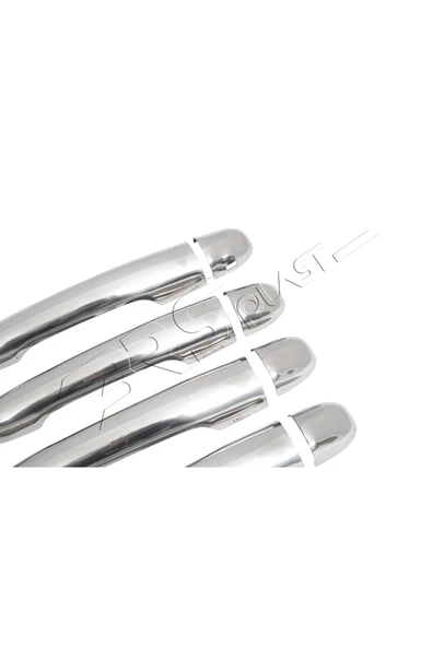 BRSPLAST  Renault Modus Uyumlu 2005-2013 Krom Kapı Kolu 4 Kapı Paslanmaz Çelik - Resim 6