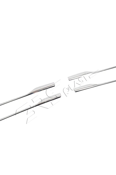 BRSPLAST  Dacia Logan MCV Uyumlu 2013-2016 Krom Ön Panjur 4 Parça Paslanmaz Çelik - Resim 2