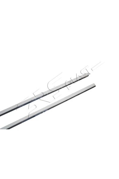 BRSPLAST  Volkswagen T5 Uyumlu 2003-2014 Krom Cam Çıtası 4 Parça Paslanmaz Çelik - Resim 4