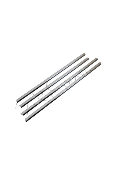 BRSPLAST  Alfa Romeo 156 Uyumlu 1997-2007 Krom Cam Çıtası 4 Parça Paslanmaz Çelik - Resim 4