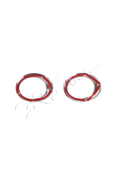 BRSPLAST  Nissan Qashqai Uyumlu 2010-2014 Sis Farı Çerçevesi 2 Parça Abs Krom Kaplama - Resim 6