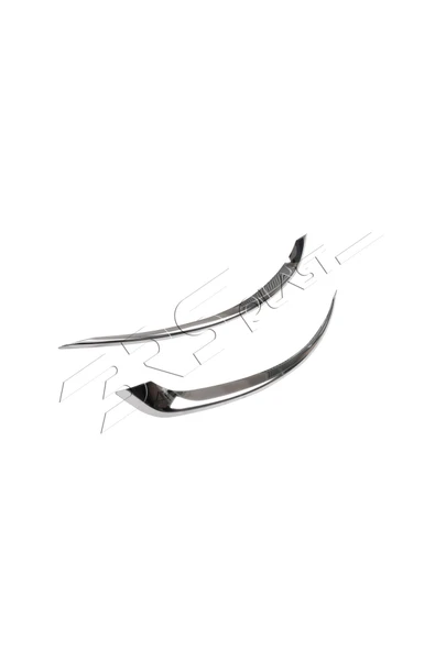 BRSPLAST  Fiat Egea Uyumlu 2015-2019 Krom Reflektör Çerçevesi 2 Parça Paslanmaz Çelik - Resim 7