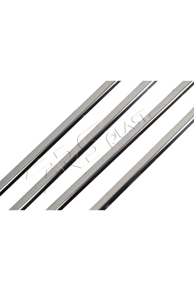 BRSPLAST  Volkswagen Bora Uyumlu 1998-2004 Krom Cam Çıtası 4 Parça Paslanmaz Çelik - Resim 4