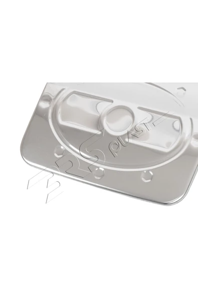 BRSPLAST  Hyundai Accent Era Uyumlu 2005-2011 Krom Depo Kapağı Paslanmaz Çelik - Resim 6