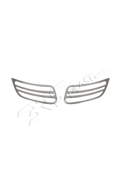 BRSPLAST  Mercedes Sprinter W907 Uyumlu 2018 Ve Üzeri Krom Kaput Üstü Havalandırma 2 Parça Paslanmaz Çelik - Resim 2