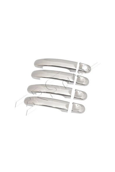 BRSPLAST  Volkswagen Transporter T6 Uyumlu 2015-2023 Krom Kapı Kolu 4 Kapı Paslanmaz Çelik - Resim 3