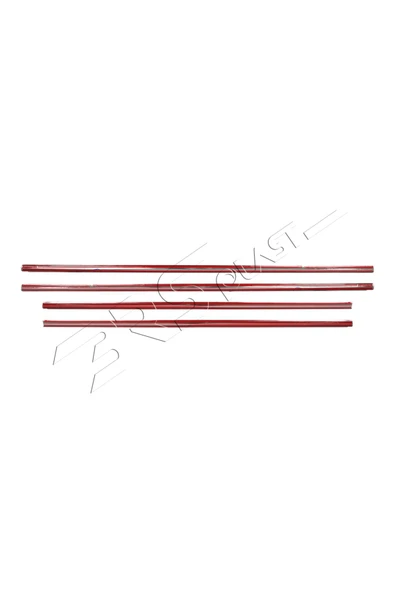 BRSPLAST  Volkswagen Bora Uyumlu 1998-2004 Krom Cam Çıtası 4 Parça Paslanmaz Çelik - Resim 3