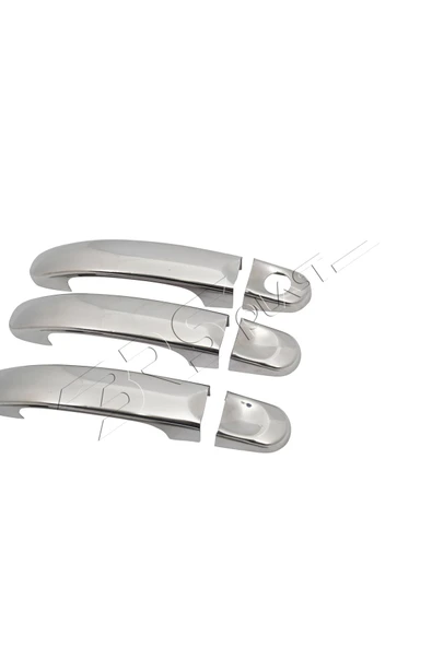 BRSPLAST  Volkswagen Transporter T6 Uyumlu 2015-2023 Krom Kapı Kolu 3 Kapı Paslanmaz Çelik - Resim 6