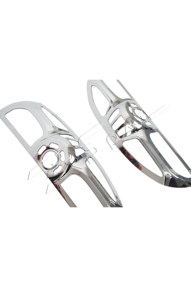 BRSPLAST  Fiat Doblo Uyumlu 2010-2015 Stop Çerçevesi 2 Parça Abs Krom Kaplama - Resim 6