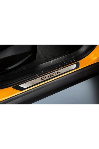 BRSPLAST  Opel Corsa Uyumlu Kapı Eşiği Krom Abs 4 Parça - Resim 2