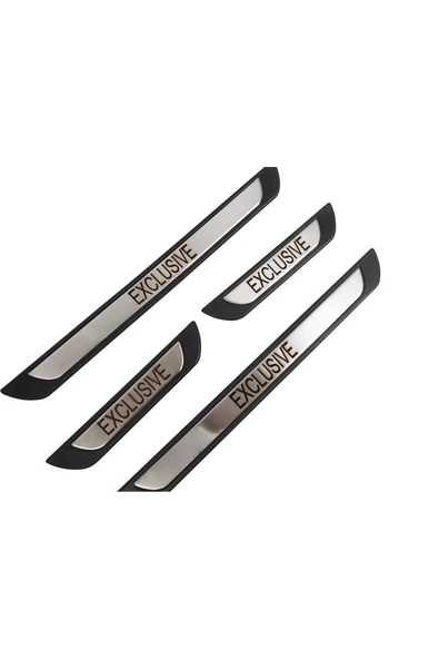 BRSPLAST  Hyundai Exclusive Uyumlu Kapı Eşiği Krom Abs 4 Parça - Resim 4