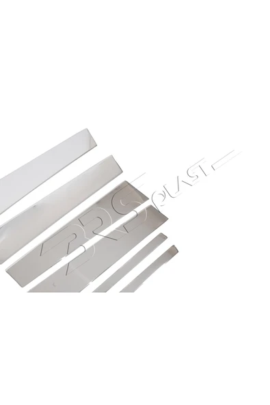 BRSPLAST  Renault Megane 4 Uyumlu 2016-2020 Krom Direk Nikelajı 6 Parça Paslanmaz Çelik - Resim 2