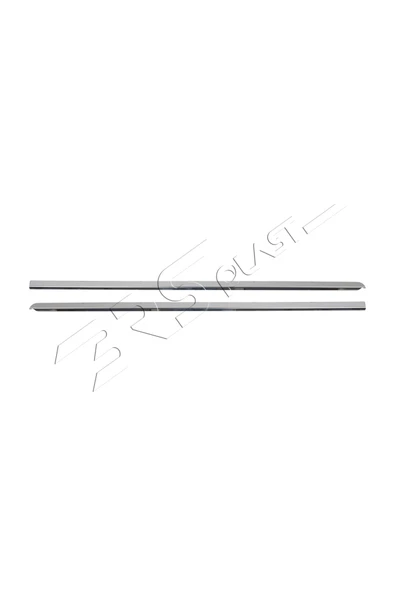 BRSPLAST  Volkswagen T5 Uyumlu 2003-2014 Krom Cam Çıtası 4 Parça Paslanmaz Çelik - Resim 2