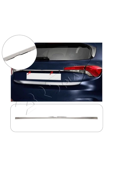 BRSPLAST  Fiat Egea Hb-cross Uyumlu 2015 Ve Üzeri Uyumlu Krom Bagaj Çıtası Paslanmaz Çelik ürün görseli 1