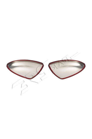 BRSPLAST  Renault Clio 5 Uyumlu 2019 Ve Üzeri Krom Ayna Kapağı 2 Parça Paslanmaz Çelik - 5