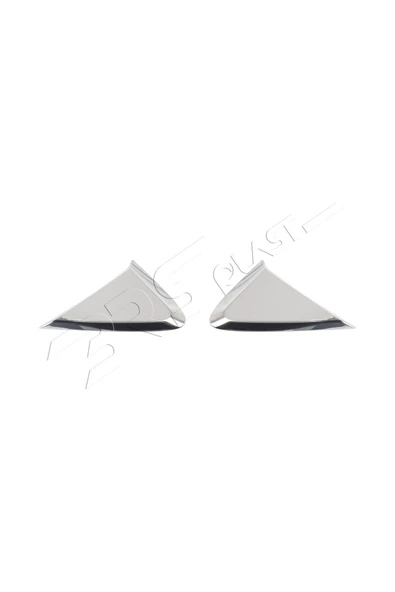 BRSPLAST  Mercedes Sprinter W907 Uyumlu 2018 Ve Üzeri Krom Kelebek Cam Nikelajı 2 Parça Paslanmaz Çelik - Resim 3