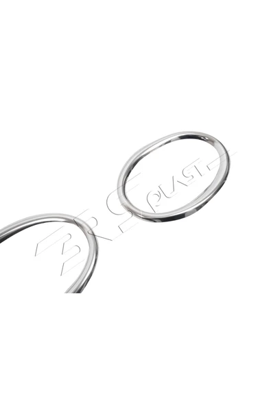 BRSPLAST  Volkswagen Jetta Uyumlu 2011 Ve Üzeri Krom Sis Farı Çerçevesi 2 Parça Paslanmaz Çelik - Resim 4