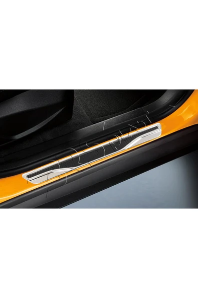 BRSPLAST  Universal Yazısız Kapı Eşiği Karbon Krom 4 Parça - Resim 3