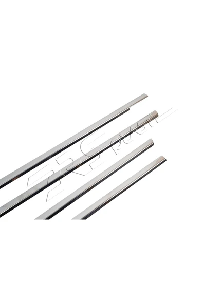 BRSPLAST  Hyundai Accent Era Uyumlu 2005-2011 Krom Cam Çıtası 4 Parça Paslanmaz Çelik - Resim 5