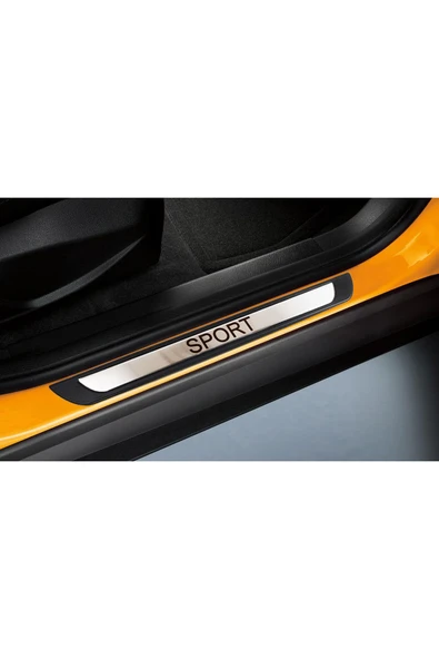 BRSPLAST  Universal Sport Yazılı Araç Kapı Eşiği Krom Abs 4 Parça - Resim 2