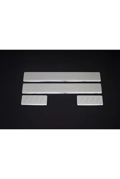 BRSPLAST  Opel Astra J Uyumlu 2010 Ve Üzeri Krom Kapı Eşiği 4 Kapı Paslanmaz Çelik ürün görseli 1