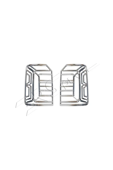 BRSPLAST  Volkswagen Caddy Uyumlu 2015 Ve Üzeri Stop Çerçevesi 2 Parça Abs Krom Kaplama ürün görseli 1