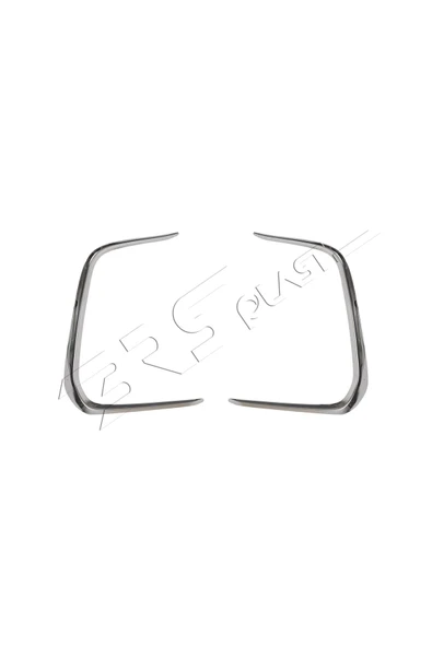 ServetDizaynOto  Toyota Corolla Uyumlu 2019 Ve Üzeri Krom Ön Sis Kaşı 2 Parça Paslanmaz Çelik - Resim 2