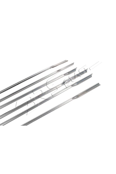 BRSPLAST  Ford Courier Uyumlu 2014-2017 Krom Ön Panjur 6 Parça Paslanmaz Çelik - Resim 5