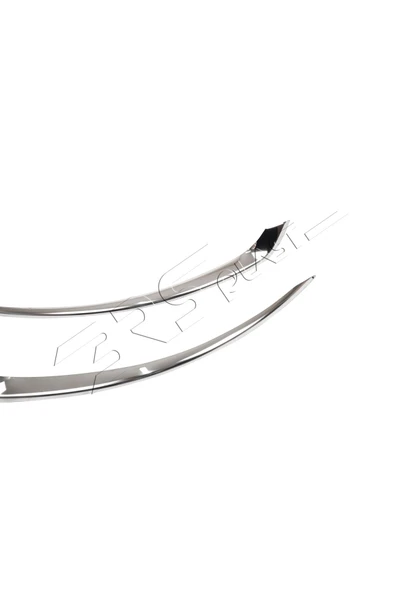 BRSPLAST  Fiat Egea Uyumlu 2015-2019 Krom Reflektör Çerçevesi 2 Parça Paslanmaz Çelik - Resim 4