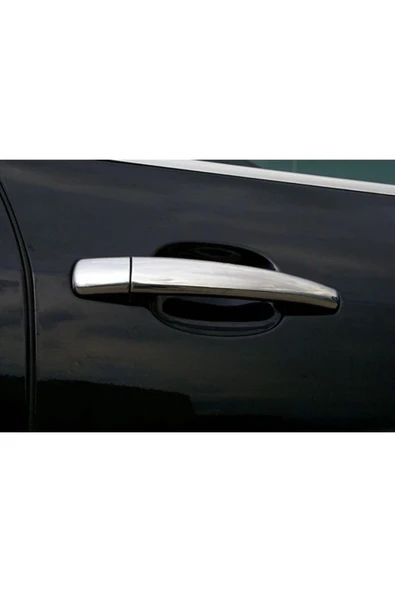 BRSPLAST  Citroen Berlingo Uyumlu 2008-2018 Krom Kapı Kolu 4 Kapı Paslanmaz Çelik - Resim 2