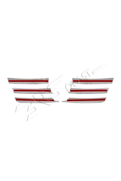 BRSPLAST  Mercedes Sprinter W903 Uyumlu 2003-2006 Krom Ön Panjur 6 Parça Paslanmaz Çelik - Resim 4