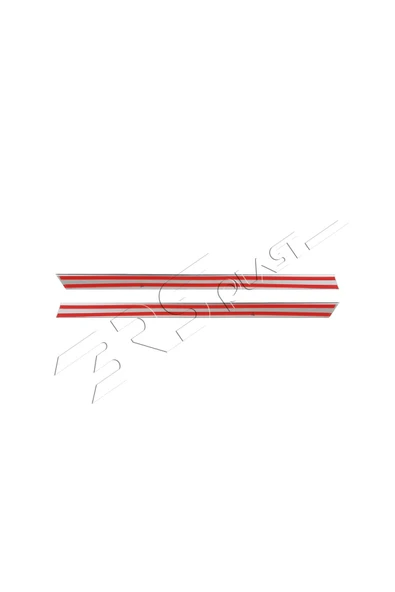 BRSPLAST  Ford Connect Uyumlu 2003-2014 Krom Direk Nikelajı 2 Parça Paslanmaz Çelik - Resim 4