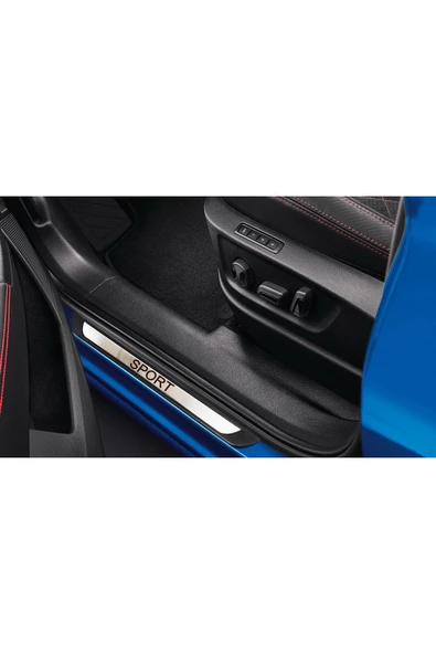 BRSPLAST  Universal Sport Yazılı Araç Kapı Eşiği Krom Abs 4 Parça - Resim 3