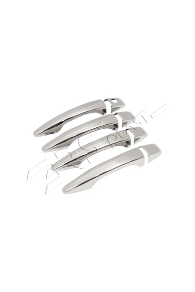 BRSPLAST  Citroen C4 Uyumlu 2010-2020 Krom Kapı Kolu 4 Kapı Paslanmaz Çelik - Resim 6