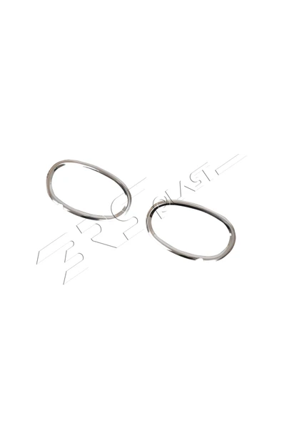 BRSPLAST  Mercedes Sprinter W906 Uyumlu Krom Sis Farı Çerçevesi 2 Parça Paslanmaz Çelik - Resim 4