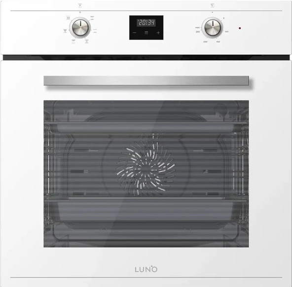 Luno Ankastre Beyaz Dijital Turbo Fırın F502W01