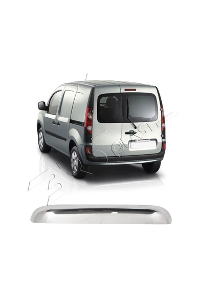 BRSPLAST  Renault Kangoo Uyumlu 2008 Ve Üzeri Krom Bagaj Çıtası Paslanmaz Çelik ürün görseli 1