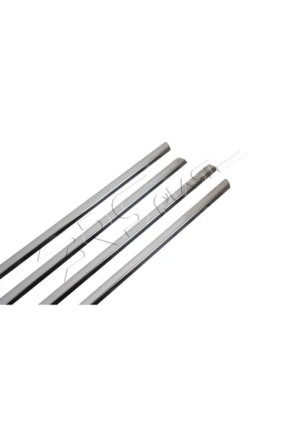 BRSPLAST  Alfa Romeo 156 Uyumlu 1997-2007 Krom Cam Çıtası 4 Parça Paslanmaz Çelik - Resim 2