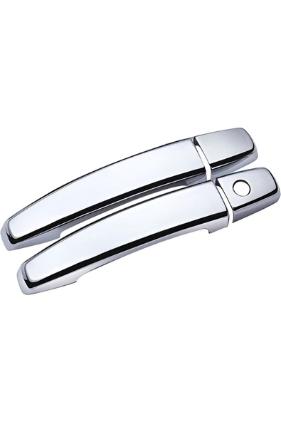 BRSPLAST  Peugeot 407 Uyumlu 2004-2010 Krom Kapı Kolu 2 Kapı Paslanmaz Çelik - Resim 2