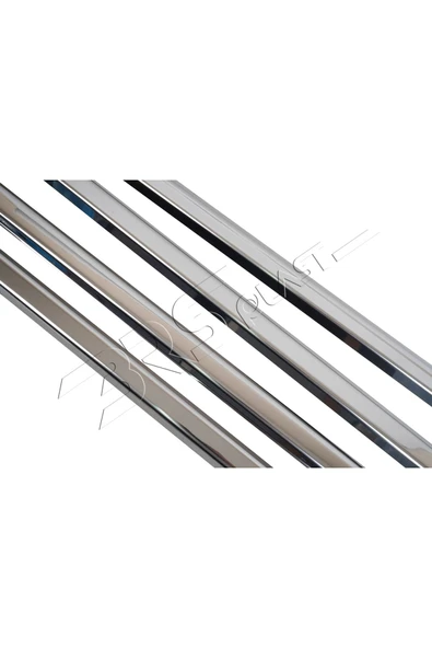 BRSPLAST  Ford Fusion Uyumlu 2002-2012 Krom Cam Çıtası 4 Parça Paslanmaz Çelik - Resim 6