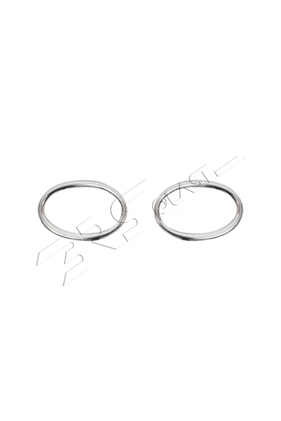 BRSPLAST  Volkswagen Jetta Uyumlu 2011 Ve Üzeri Krom Sis Farı Çerçevesi 2 Parça Paslanmaz Çelik - Resim 3