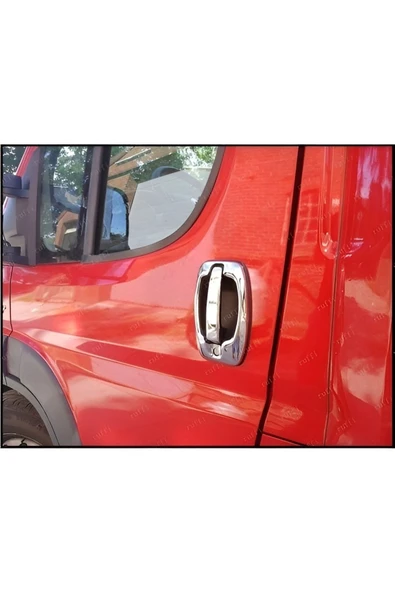BRSPLAST  Fiat Ducato Uyumlu 2006 Ve Üzeri Krom Kapı Kolu Ve Çerçeve 2 Kapı Paslanmaz Çelik ürün görseli 1