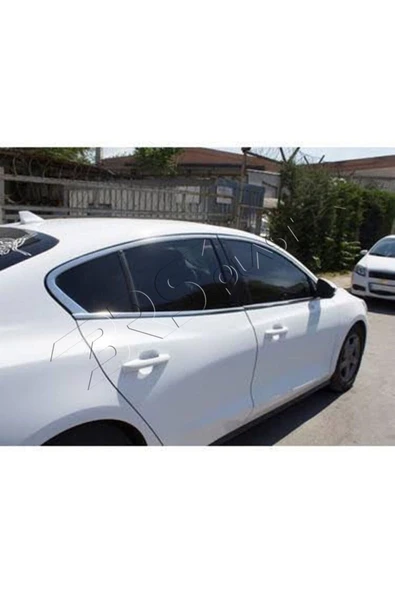 BRSPLAST  Ford Focus 4 Uyumlu 2018 Ve Üzeri Krom Cam Çıtası 4 Parça Paslanmaz Çelik - Resim 2