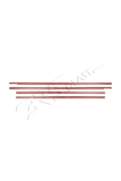 BRSPLAST  Hyundai Accent Era Uyumlu 2005-2011 Krom Cam Çıtası 4 Parça Paslanmaz Çelik - Resim 6