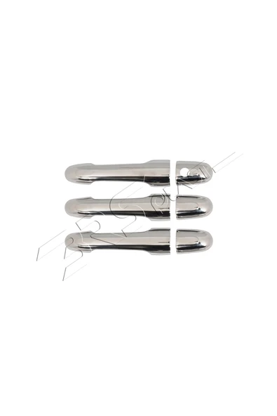 BRSPLAST  Mercedes Vito W639 Facelift Uyumlu 2010-2014 Krom Kapı Kolu 3 Kapı Paslanmaz Çelik - Resim 2