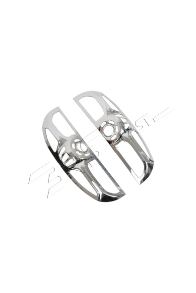 BRSPLAST  Fiat Doblo Uyumlu 2010-2015 Stop Çerçevesi 2 Parça Abs Krom Kaplama - Resim 4