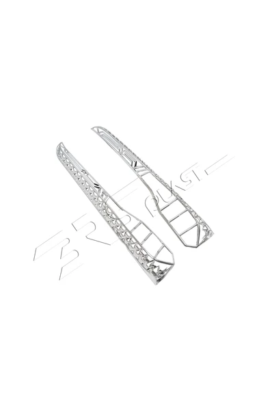 BRSPLAST  Volkswagen Caddy Uyumlu 2020 Ve Üzeri Stop Çerçevesi 2 Parça Abs Krom Kaplama - Resim 3