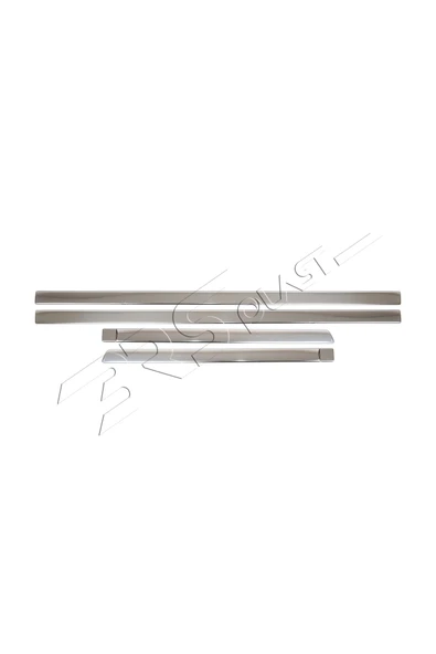 BRSPLAST  Ford C-Max Uyumlu 2003-2010 Krom Yan Kapı Çıtası 4 Parça Paslanmaz Çelik - Resim 3