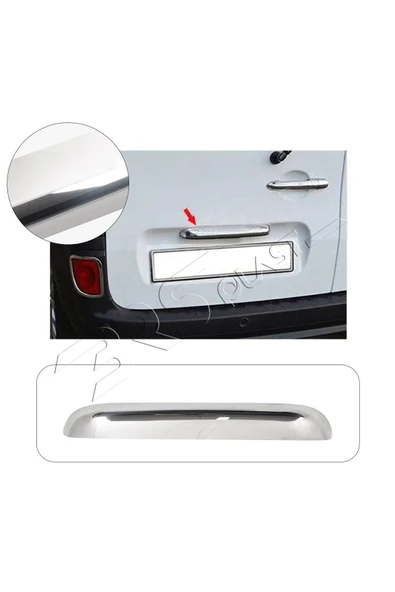 BRSPLAST  Renault Kangoo Uyumlu 2008 Ve Üzeri Krom Bagaj Çıtası Paslanmaz Çelik - Resim 2