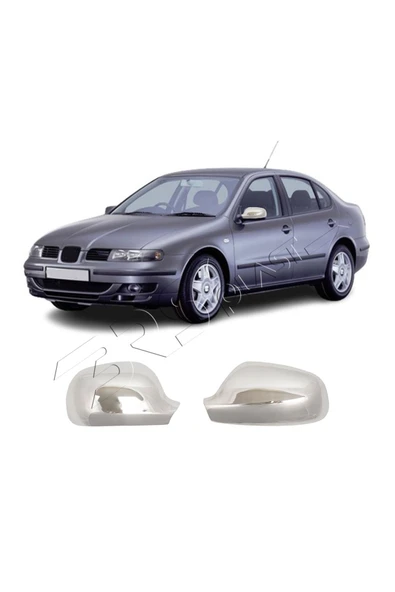 BRSPLAST  Seat Toledo Uyumlu 1999-2005 Krom Ayna Kapağı 2 Parça Paslanmaz Çelik ürün görseli 1